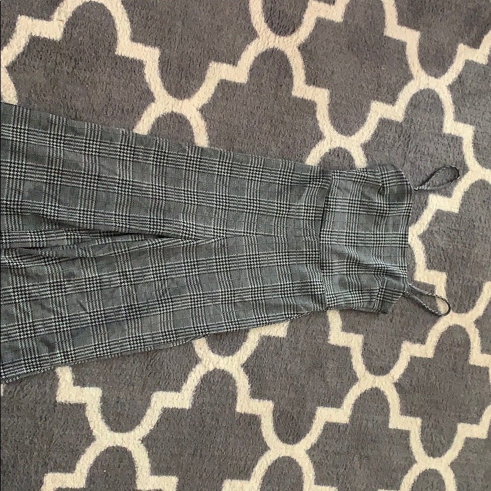 Black and white jumpsuit